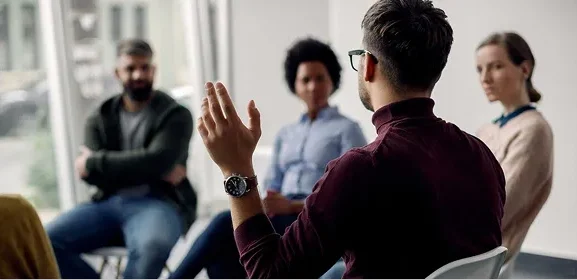 Sober companion services helping a client through early recovery at home in New York